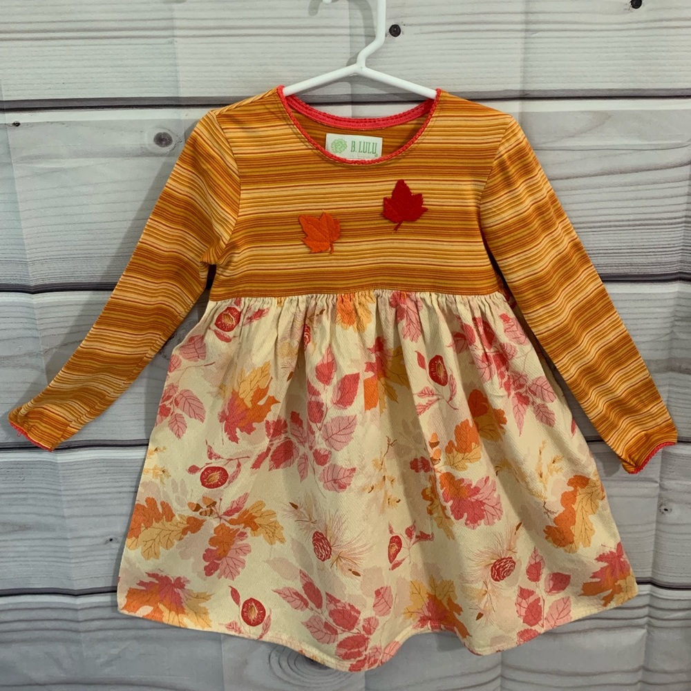 B lulu acorn & maple 🍁 leaf 🍂 autumn dress